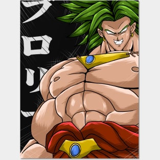 broly legendary super saiyan Posters and Art